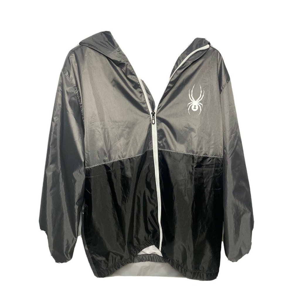SPYDER WIND & WATER RESISTANT MEN'S HOODED JACKET SIZE M (Next Day Shipping✈️)